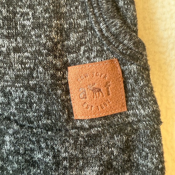 Abercrombie & Fitch BlackCardigan Sweater Lightweight Open-Front - Picture 4 of 5